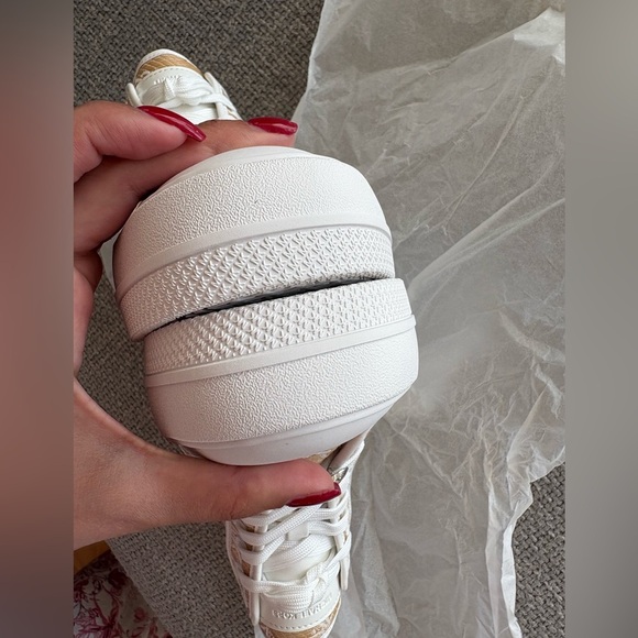 Michael Kors Evy High-Top Straw Sneakers Size 8.5 — Not Outlet - Picture 8 of 15